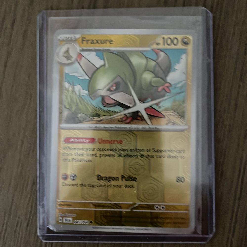 Pokemon Fraxure Holo Rare